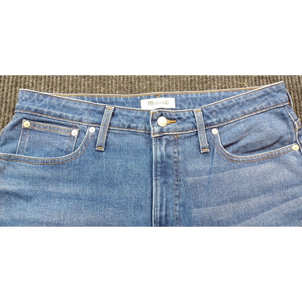 Madewell Jeans Womens 32 Blue The Curvy Perfect‎ Vintage High Rise Stretch Denim